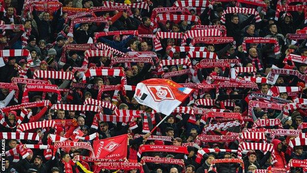 Spartak Moscow to be removed from Europa League by UEFA after