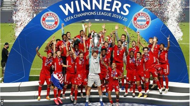 Paris StGermain 01 Bayern Munich German side win Champions League