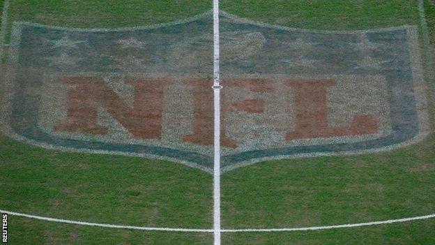 Wembley pitch with the NFL markings clearly visible