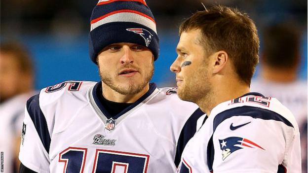 Ryan Mallett and Tom Brady