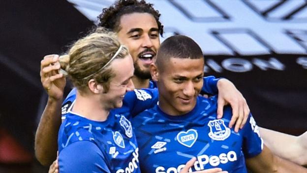 Everton dent Sheffield United's European hopes