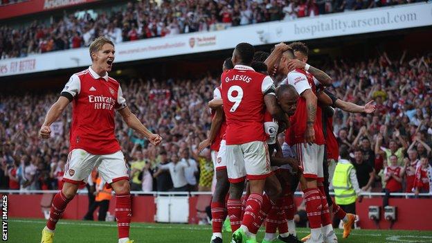 Arsenal celebrate