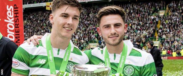 Kieran Tierney and Patrick Roberts