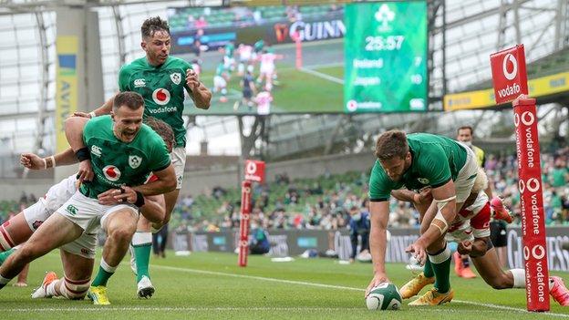 Ireland 39 31 Japan Irish Outlast Japan In High Scoring Test c Sport