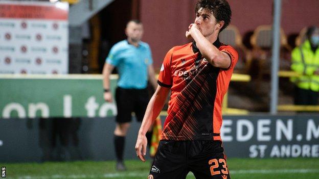 Ian Harkes' strike gave Dundee United victory in a fractious New Firm derby