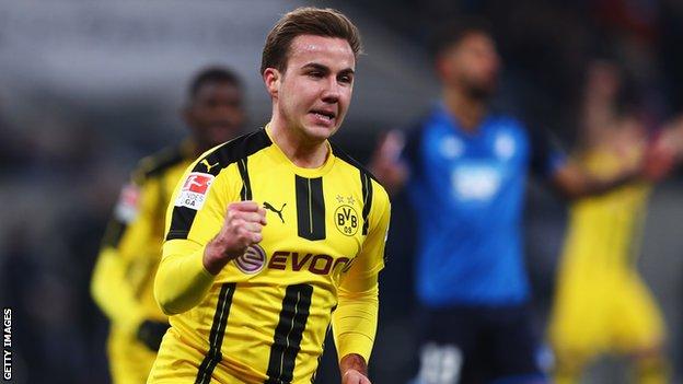 Borussia Dortmund midfielder Mario Gotze