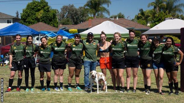 Golden Gate Women's rugby club in San Francisco