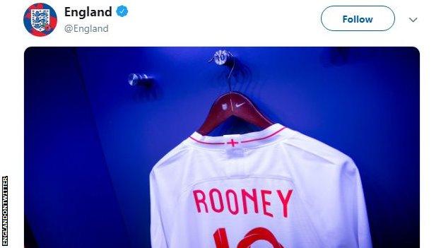 Wayne Rooney's England shirt
