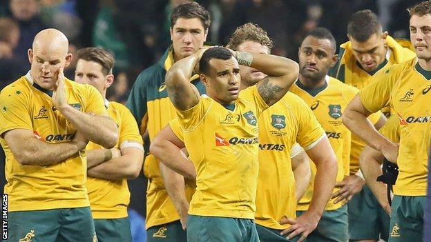 Australia disappointed after Ireland defeat