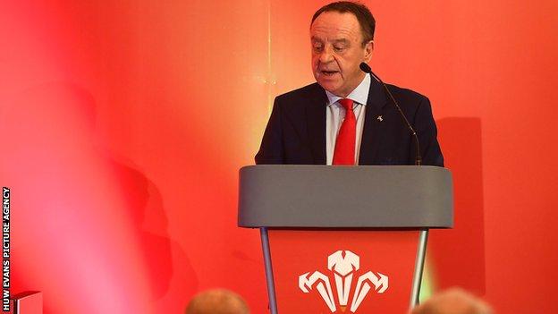 Steve Phillips took over from Martyn Phillips as the Welsh Rugby Union chief executive