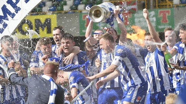 Coleraine's reward for winning the Irish Cup is a tie against Serbian opponents Spartak Subotica