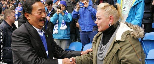 Cardiff City owner Vincent Tan