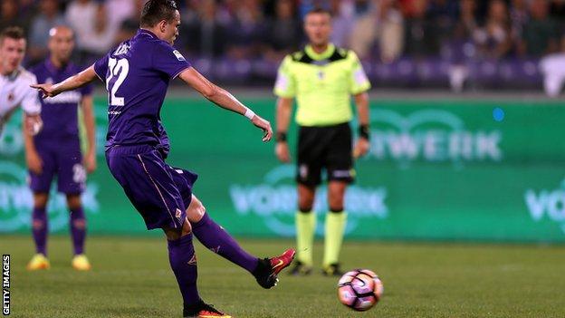 Fiorentina's Josip Ilicic