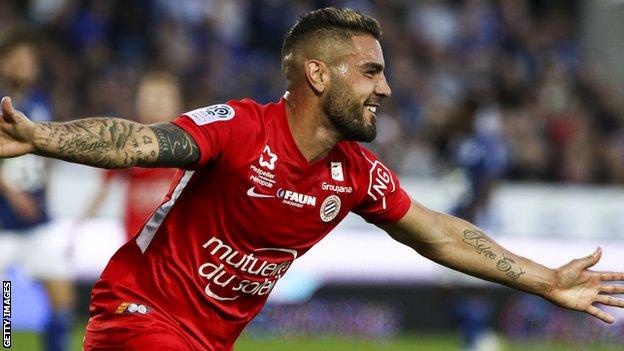 Andy Delort France Born Montpellier Striker Opts For Algeria Bbc Sport