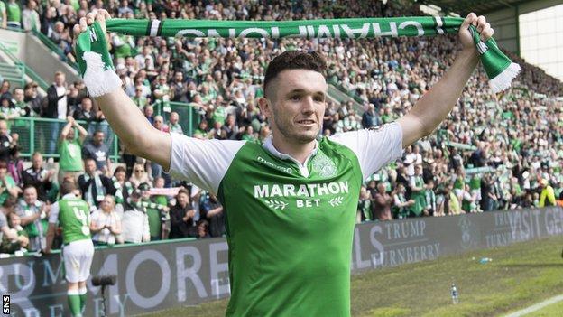 John McGinn: Celtic make official approach regarding Hibs midfielder ...