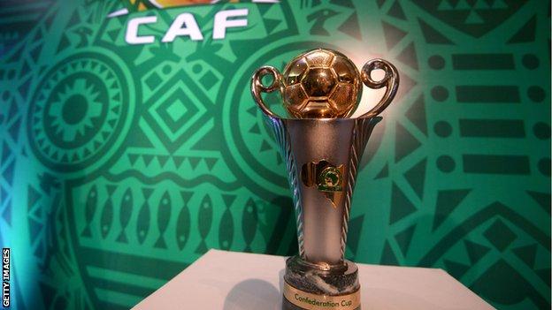 The Confederation Cup trophy