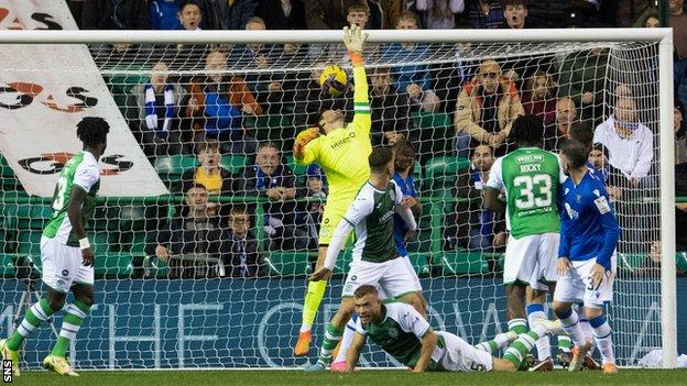 Nicky Clark scores for St Johnstone