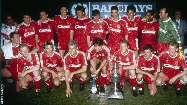 Liverpool's title-winning team of 1990