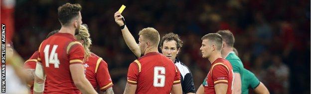 Ross Moriarty yellow card