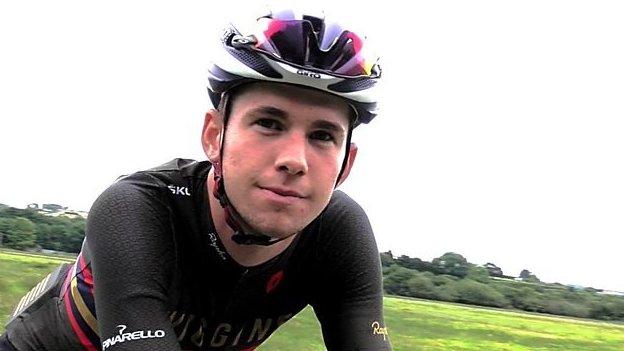 Welsh cyclist Scott Davies