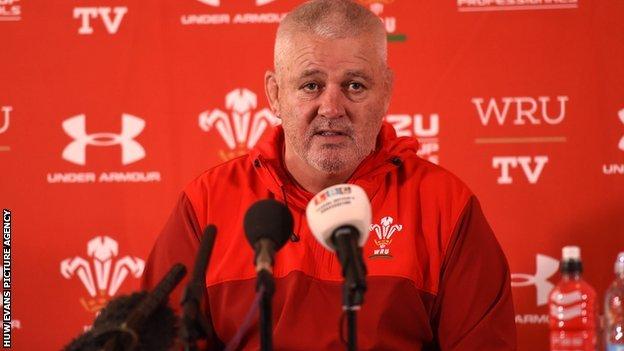Warren Gatland's first match in charge of Wales was against England in February 2008
