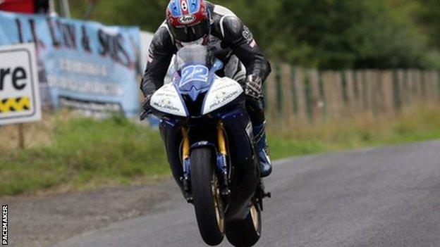 Paul Jordan lifts his first major of the season at the Armoy Road Races