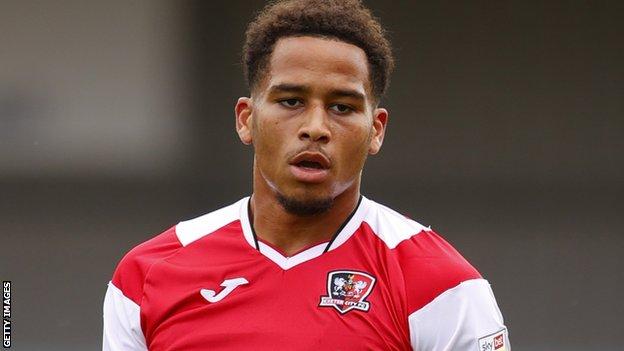 Sam Nombe: Exeter City striker aiming to fill potential at new club - BBC Sport