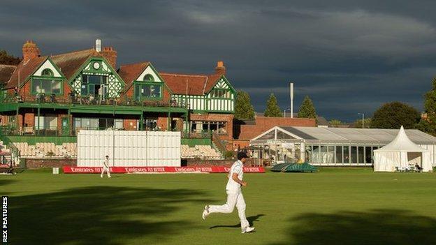 The most eyecatching feature of Lancashire's second home in Liverpool is the old Aigburth pavilion