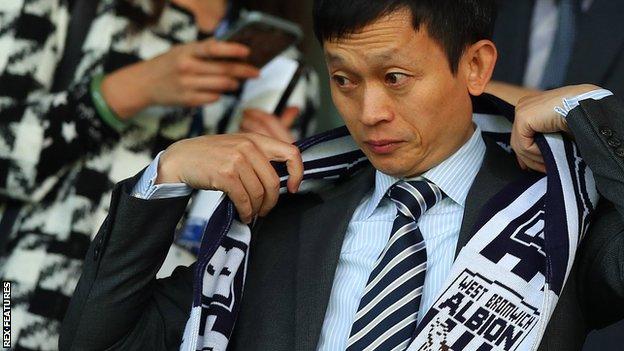 West Bromwich Albion owner Guochuan Lai took £4.95m company loan from club - BBC Sport