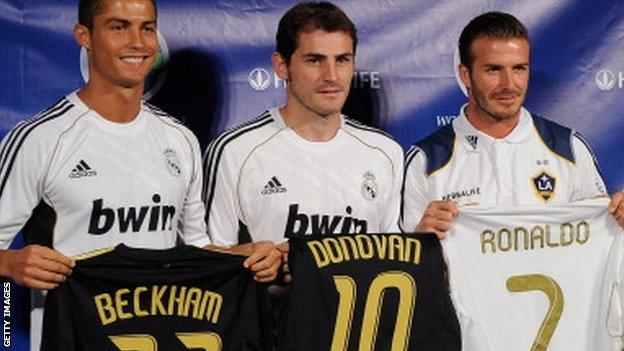 David Beckham Advises Ronaldo To Return To Manchester United Bbc Sport