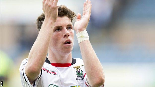 Ryan Christie played the full 90 minutes of the draw against Dundee