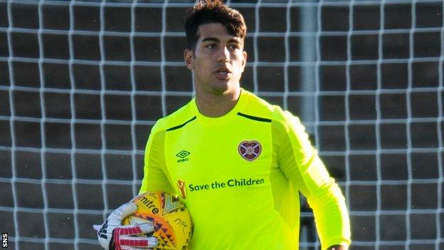 Kevin Silva has featured in three pre-season matches for Hearts