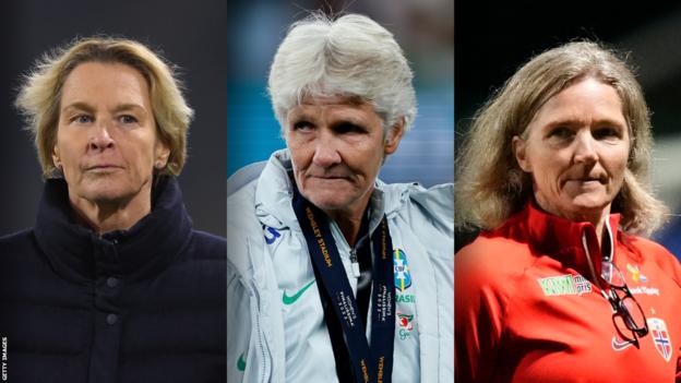 Martina Voss-Tecklenburg, Pia Sundhage y Hege Riise