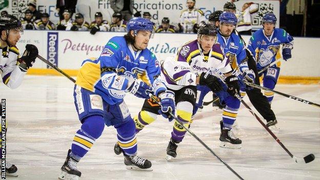 Fife Flyers against Manchester Storm
