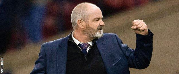 Schotland hoofdcoach Steve Clarke