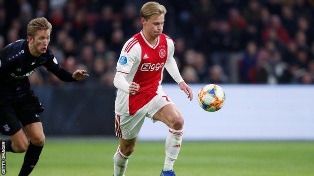 Frenkie de Jong: Barcelona to sign £65m Ajax and Netherlands