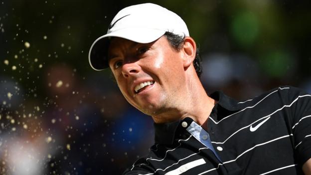 Rory McIlroy drops three behind at European Masters after water mishaps
