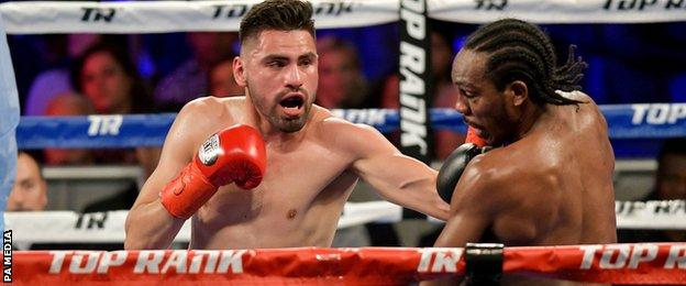 Jose Ramirez in action against Amir Imam