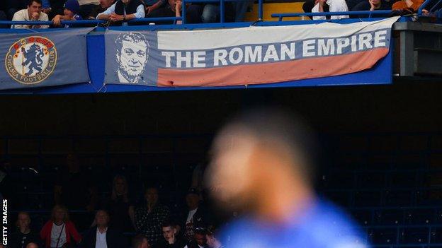 Banner at Stamford Bridge