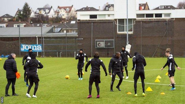St Mirren's players have been put on furlough leave