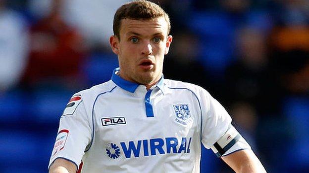 Tranmere Rovers: James Wallace signs permanent 18-month deal - BBC Sport