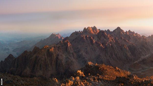 Mountains in Saudi Arabia