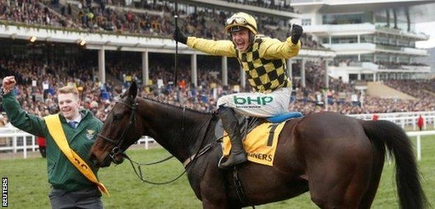 Al Boum Photo won the Gold Cup for trainer Willie Mullins