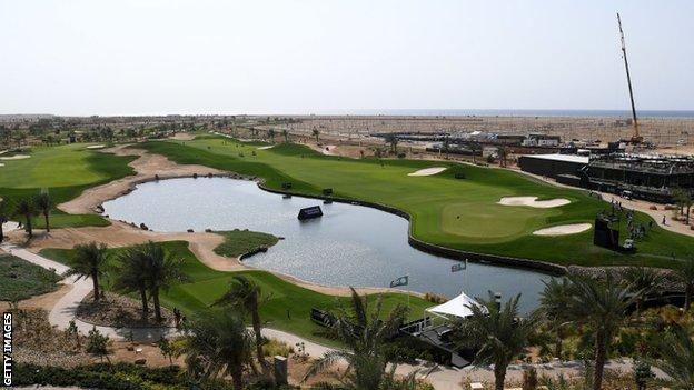 A general view of the Royal Greens Golf & Country Club in King Abdullah Economic City