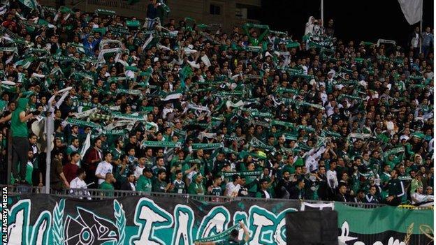 Al Masry hosts football for first time since 2012 Port Said tragedy - BBC  Sport