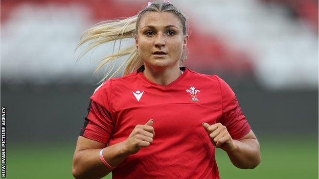 Lowri Norkett has played two internationals for Wales after making her debut against Canada