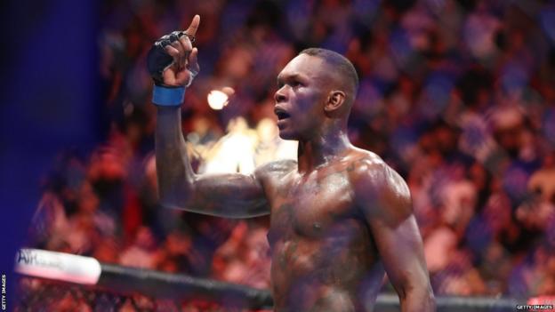 UFC fighter Israel Adesanya