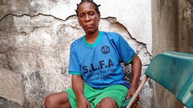 Victoria Conteh, a football coach in Sierra Leone