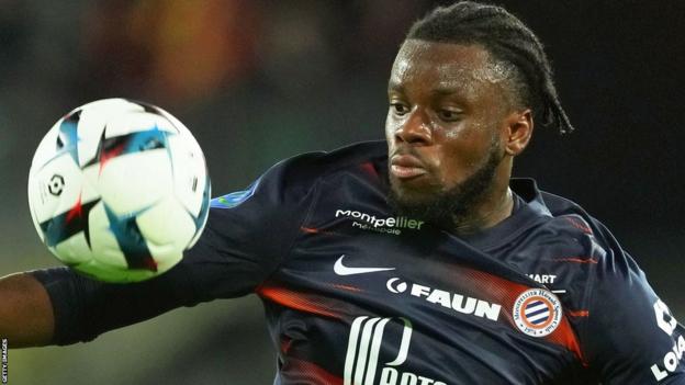 Stephy Mavididi playing for Montpellier