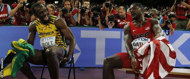Usain Bolt and Justin Gatlin
